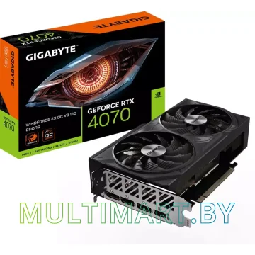 Видеокарта Gigabyte GeForce RTX 4070 WINDFORCE 2X OC V2 12G (GV-N4070WF2OCV2-12GD) картинка 8